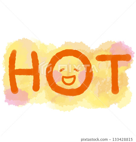 Laughing Hot Handwritten Character 133428815