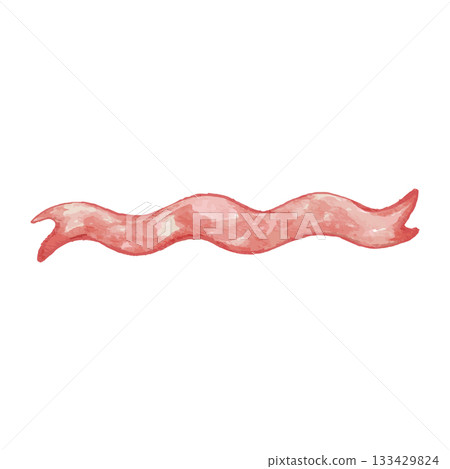 Fluffy Ribbon Days – Watercolor Line Ribbon Fluffy Ribbon Days – Watercolor Line Ribbon 133429824