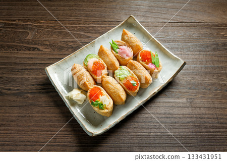 Decorative tearing sushi 133431951