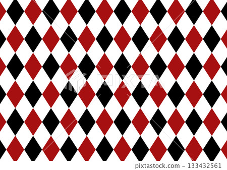 Black and red diamond pattern background material 133432561