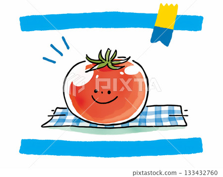 手繪番茄插圖 手繪番茄插圖 133432760
