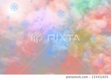 Abstract gradient pink and blue background with snow drop and light effect. Abstract gradient pink and blue background with snow drop and light effect. 133432835