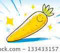 手繪胡蘿蔔插圖 133433157