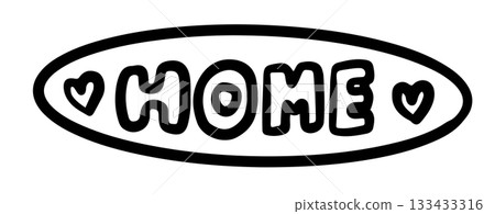 Cute hand drawn outlines of HOME mat for bedroom, home decor, house tour, room design, interior, decoration, patch, furniture, grocery shopping, department store, living room, kid colouring book, art Cute hand drawn outlines of HOME mat for bedroom, home decor, house tour, room design, interior, decoration, patch, furniture, grocery shopping, department store, living room, kid colouring book, art 133433316
