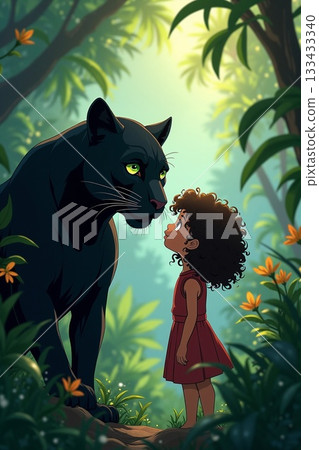 黑豹與叢林中的女孩 黑豹與叢林中的女孩 133433340