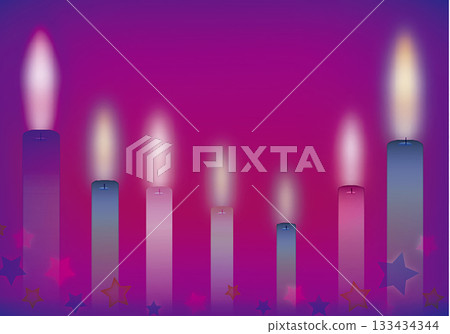 Candles and rose pink space Candles and rose pink space 133434344