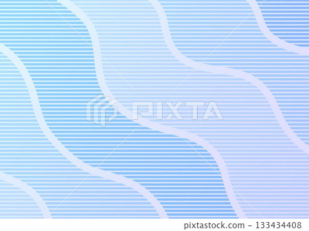 Background: Wavy and horizontal gradient blue 133434408