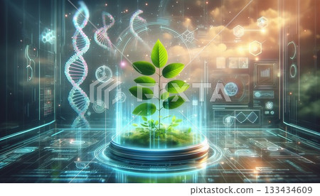 Genetic Engineering Agriculture DNA Technology Crop Innovation Futuristic Farming Biotechnology Soil Research Plant Science Digital Growth Sustainable Food Production Genetic Engineering Agriculture DNA Technology Crop Innovation Futuristic Farming Biotechnology Soil Research Plant Science Digital Growth Sustainable Food Production 133434609