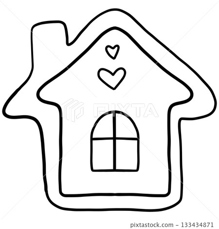 christmas gingerbread cookies a House with Hearts 133434871