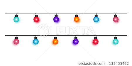 Parallel Decorative Light Pattern with Festive Glow and Vibrant Hanging Design Parallel Decorative Light Pattern with Festive Glow and Vibrant Hanging Design 133435422