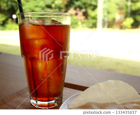 Iced tea with sweets Iced tea with sweets 133435837
