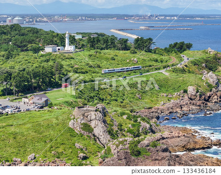 Aerial photography of Aomori Prefecture, Tohoku Emotion and Tanesashi Coast, Summer Aerial photography of Aomori Prefecture, Tohoku Emotion and Tanesashi Coast, Summer 133436184