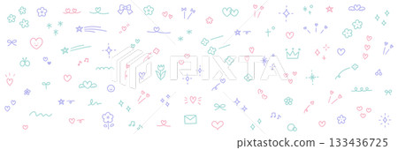 Vector illustration set of hand-drawn ornament illustrations. Hand-drawn, stars, flowers, doodles, hearts, glitter Vector illustration set of hand-drawn ornament illustrations. Hand-drawn, stars, flowers, doodles, hearts, glitter 133436725