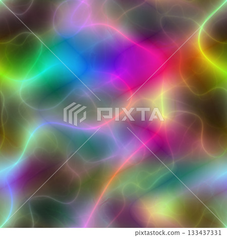 Seamless pattern of iridescent rainbow holographic backdrop. Grunge filter. Seamless pattern of iridescent rainbow holographic backdrop. Grunge filter. 133437331