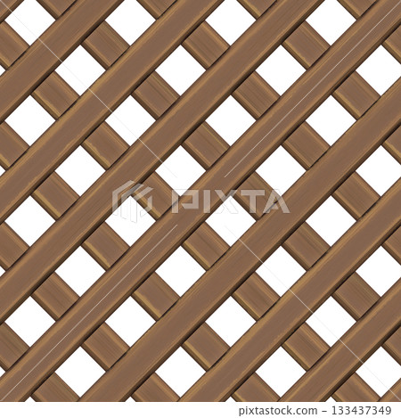 Seamless diamond grid wood lattice pattern. High resolution photo filter. Seamless diamond grid wood lattice pattern. High resolution photo filter. 133437349
