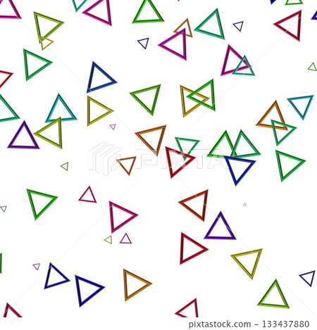 Seamless pattern triangle confetti. Color birthday party consept. Seamless pattern triangle confetti. Color birthday party consept. 133437880