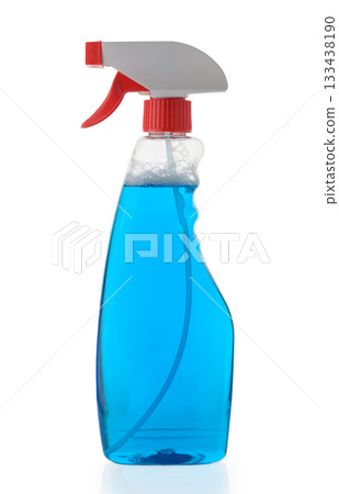 Spray bottle with window cleaning solution Spray bottle with window cleaning solution 133438190