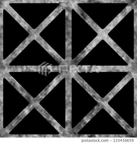 Rusty metal fence texture background. Grunge filter. Rusty metal fence texture background. Grunge filter. 133438659