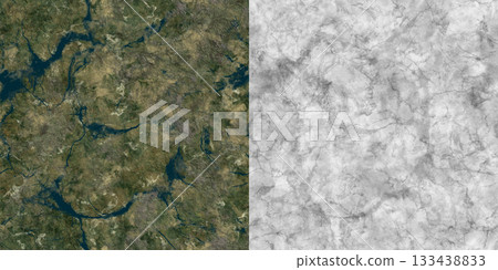 Abstract granite pattern allover watercolor texture. Granite background via an alpha channel. 133438833