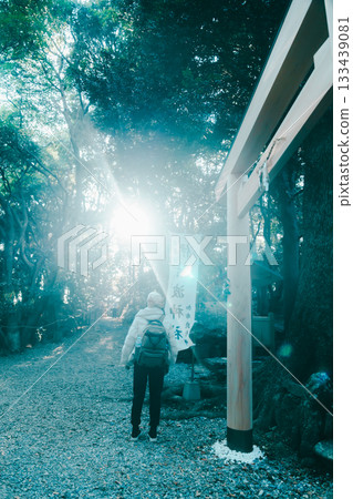 伊勢神宮景色優美 133439081