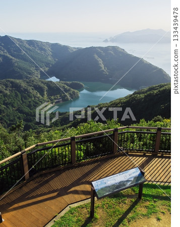 View of Heart Cove (Kasaragi Pond) from Miejima Observatory in Minamiise Town View of Heart Cove (Kasaragi Pond) from Miejima Observatory in Minamiise Town 133439478