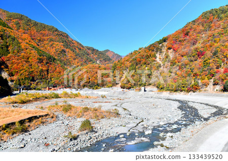 Hayakawa Bridge / View from the Hayakawa River upstream (Hayakawa Ohashi Bridge) (Hayakawa Town, Yamanashi Prefecture) [November 2025] 133439520