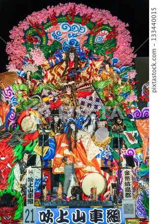 "Aomori Prefecture" Hachinohe Sansha Festival, Summer Night Display Operation, Hachinohe City 133440015