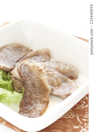Korean BBQ grilled beef 133440054
