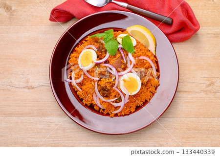 印度香飯。羊肉香飯。世界三大米飯料理之一。 133440339