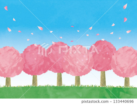  櫻桃背景背景例證 133440696