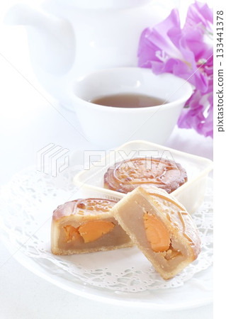 中國月餅和中國茶 133441378