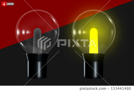 Colorful Festive Light Bulbs Set Colorful Festive Light Bulbs Set 133441480