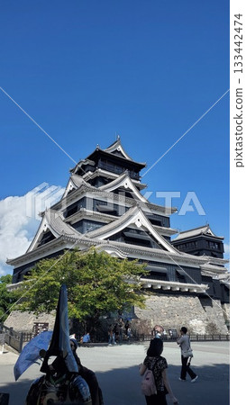 Kumamoto Castle on a sunny day Kumamoto Castle on a sunny day 133442474