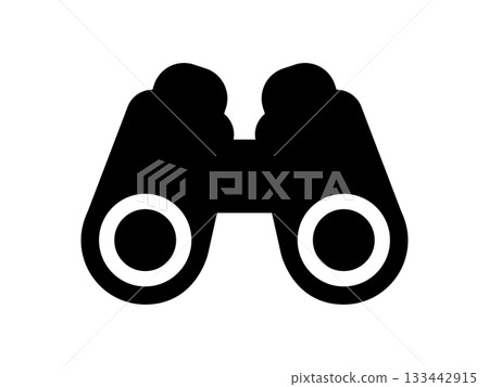 雙筒望遠鏡圖示（單色） 133442915