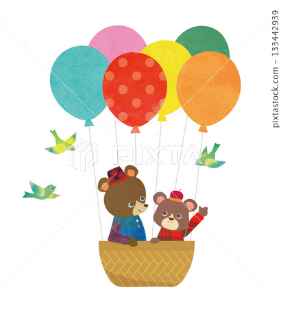 熊的父母和孩子 133442939