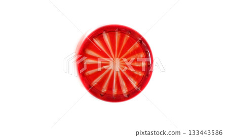 Red crystal vase. Red crystal vase. 133443586