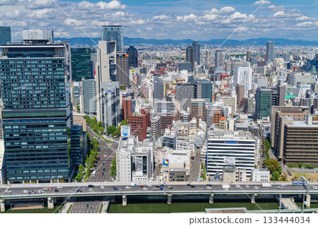 2025年9月19日，從淀屋橋空中露台眺望禦堂筋和北雪。 133444034