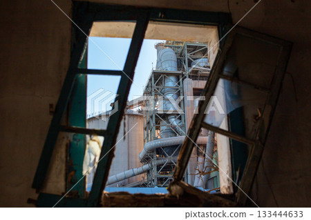 Cement Plant with Massive Concrete Forms Cement Plant with Massive Concrete Forms 133444633