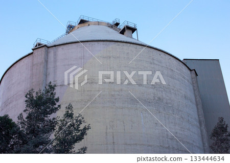 Massive Cement Factory in Production Zone 133444634