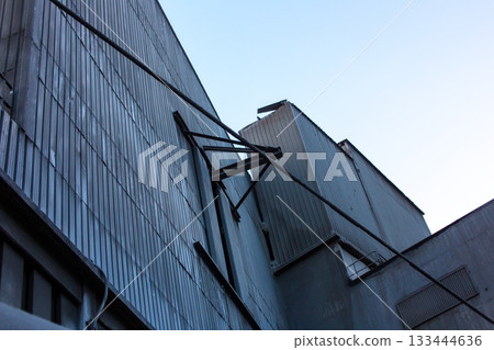 Cement Factory with Harsh Industrial Architecture 133444636