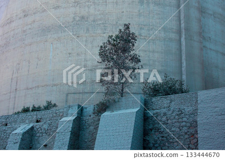 Industrial Cement Works with Harsh Architecture 133444670