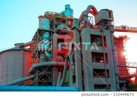 Cement Factory Pipes and Heavy Steel Structures 133444673