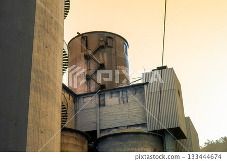 Industrial Concrete Plant with Mechanical Equipment 133444674