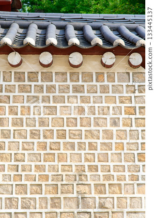 A very beautiful view of Jongmyo Shrine in Seoul, South Korea 133445137