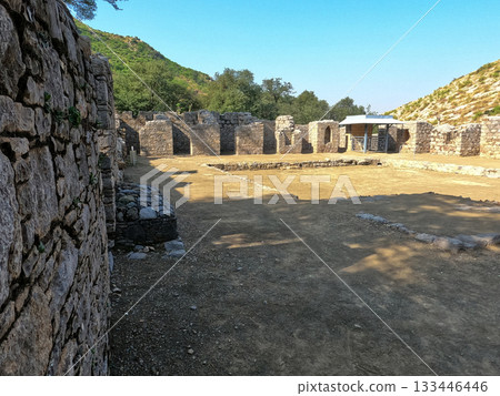 Heritage Gandhara settlement ruins Mohra Muradu Taxila Pakistan 133446446