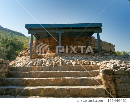 Heritage Mohra Muradu Buddhist stupa on raised foundation Heritage Mohra Muradu Buddhist stupa on raised foundation 133446461