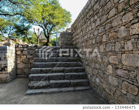 Heritage Stone Buddhist stupa stairs Mohra Muradu Taxila Heritage Stone Buddhist stupa stairs Mohra Muradu Taxila 133446475
