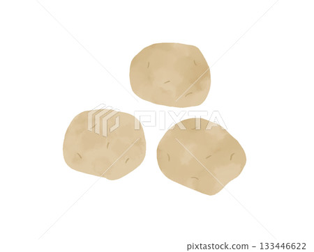 簡單的土豆插畫 133446622
