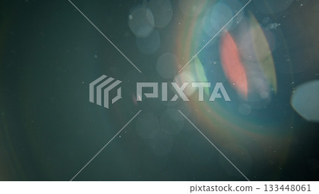 Abstract background of real lens flare for overlay or transition 133448061