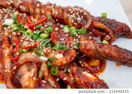 Grilled Whole Octopus 133449255